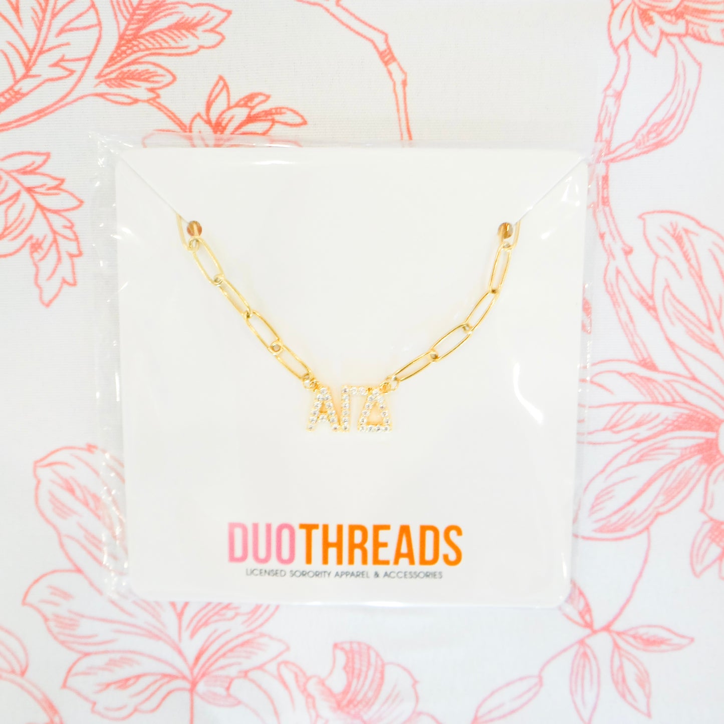 Sorority Rhinestone Necklace