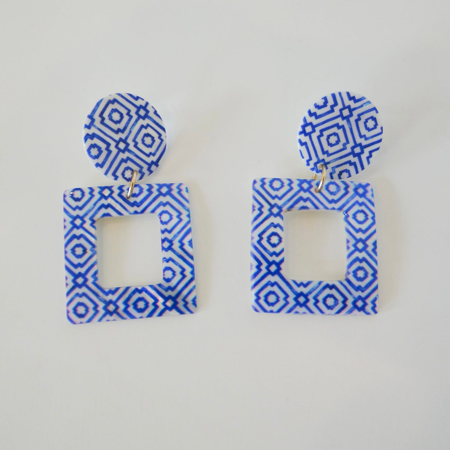 Santorini Geometric Earrings