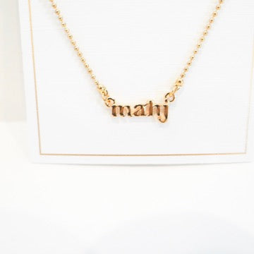Mahjong Ball Chain Necklace