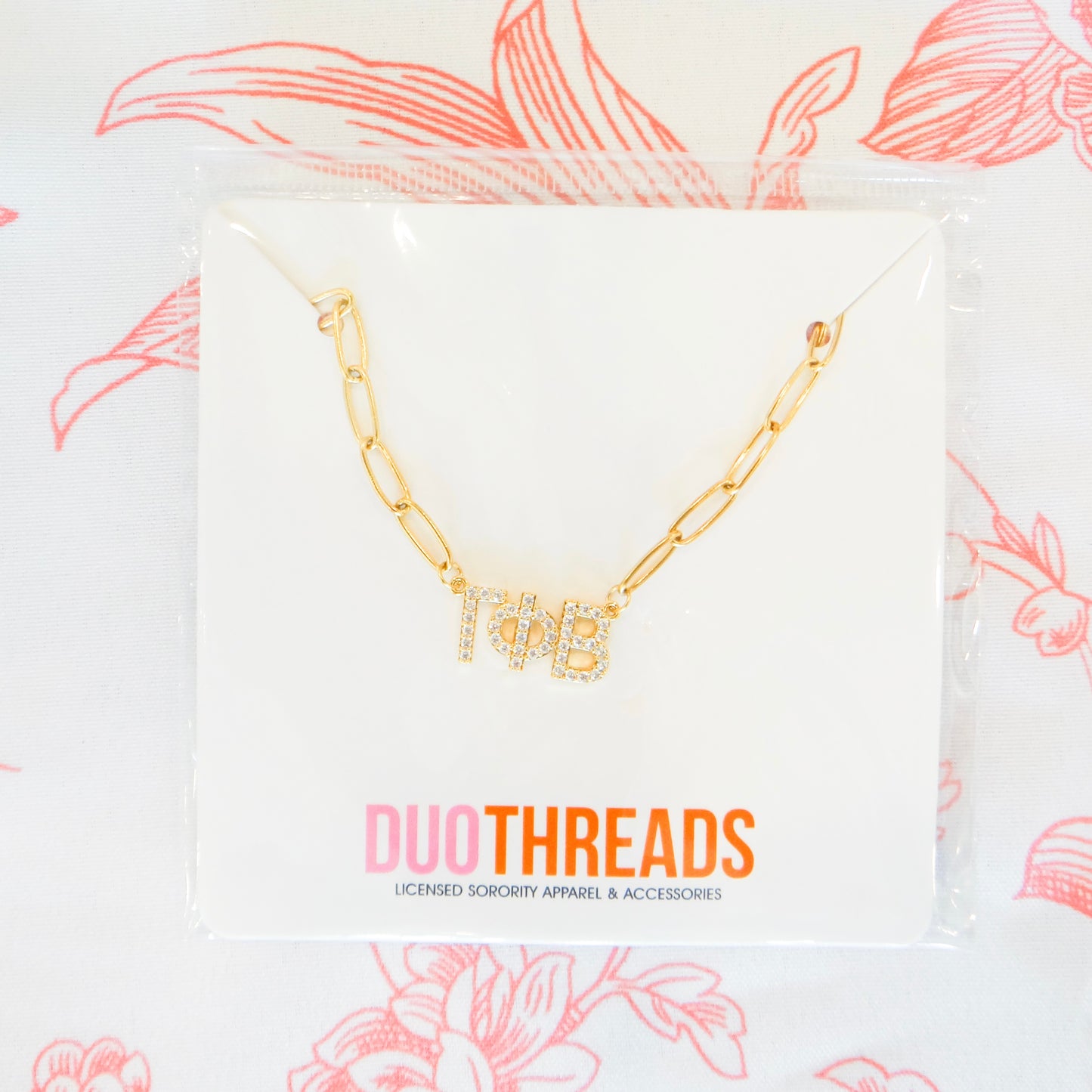 Sorority Rhinestone Necklace