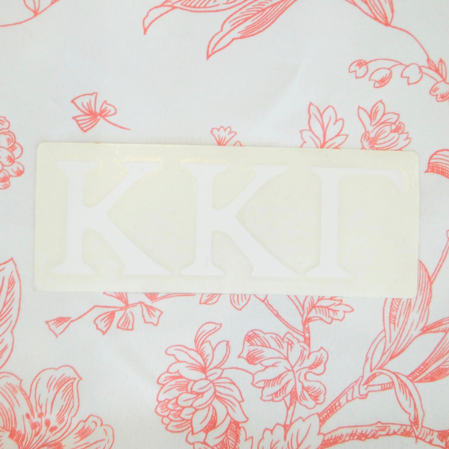 Sorority 2" Car Decal White