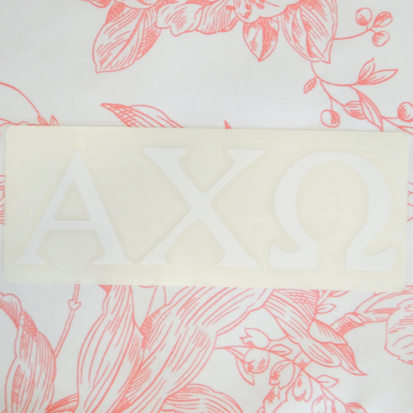Sorority 2" Car Decal White