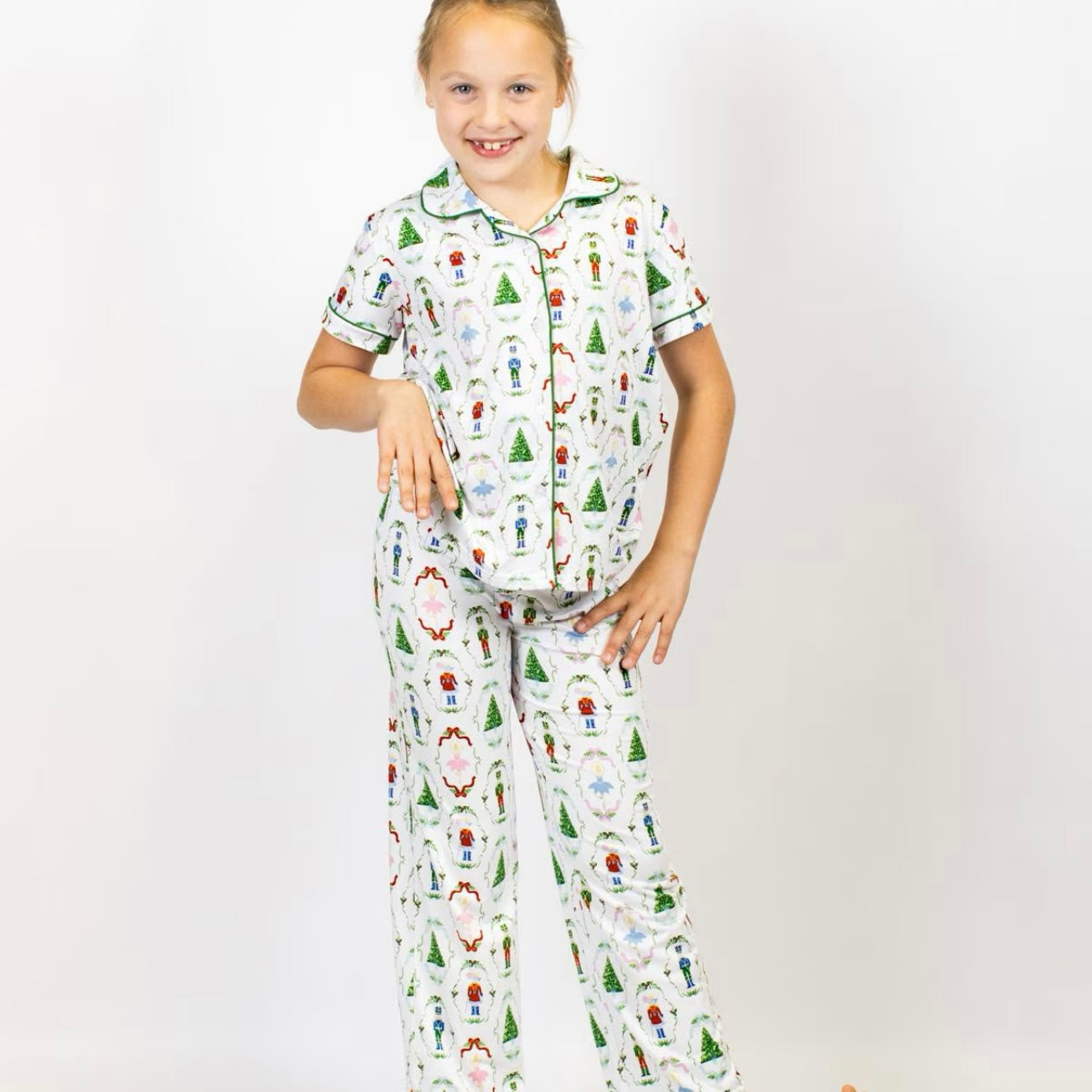 Girl's Nutcracker Waltz Pajama Set
