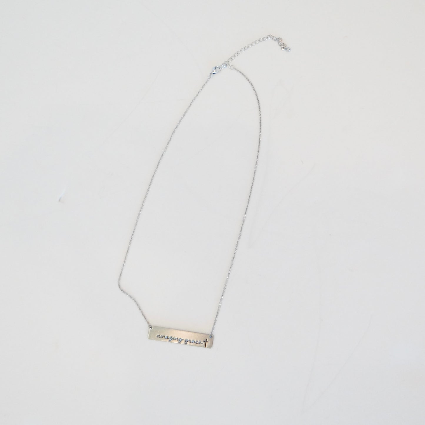 Amazing Grace Bar Necklace