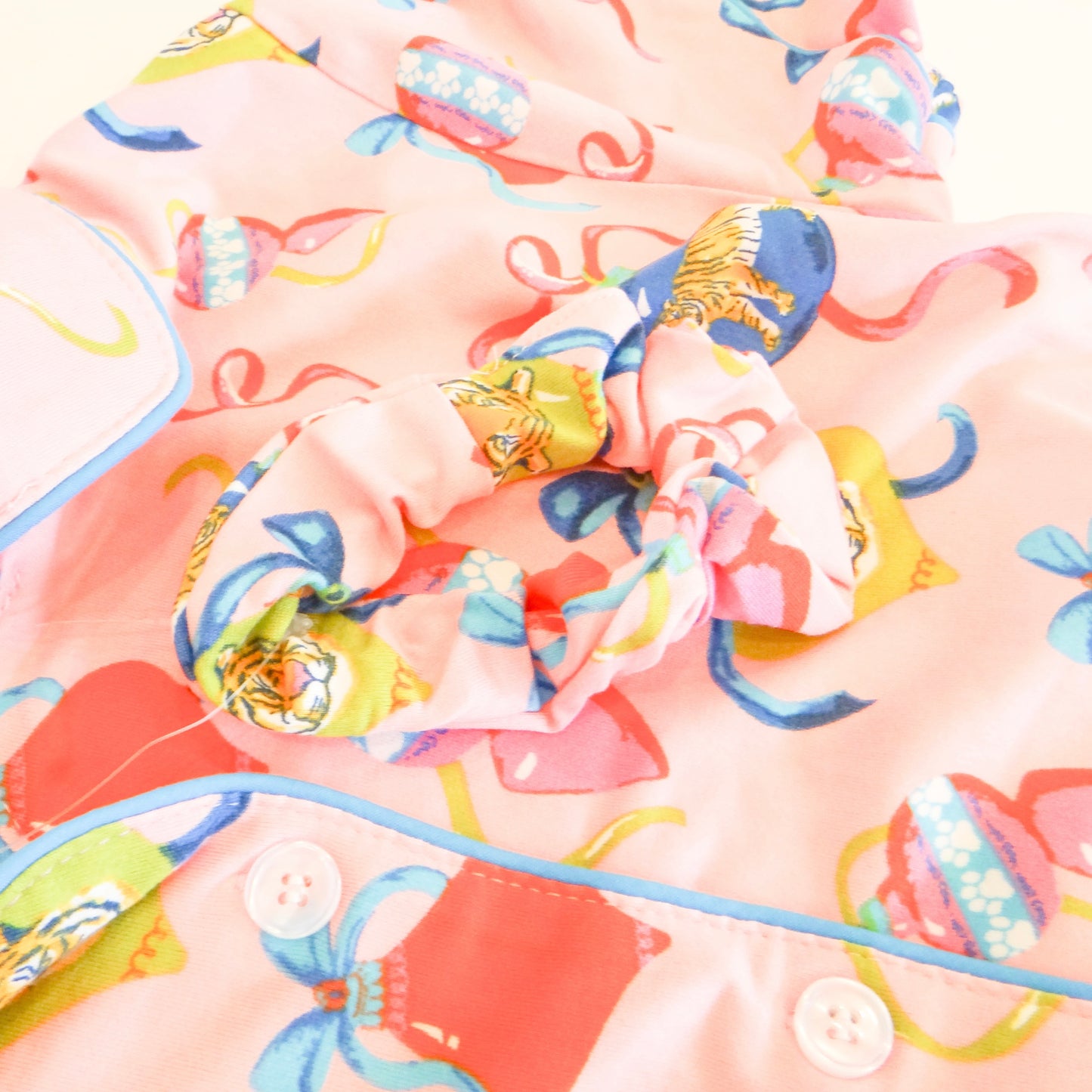 Girl's Tinsel and Tigers Pajama Set
