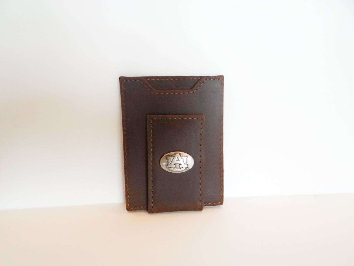 Auburn Leather Money Clip