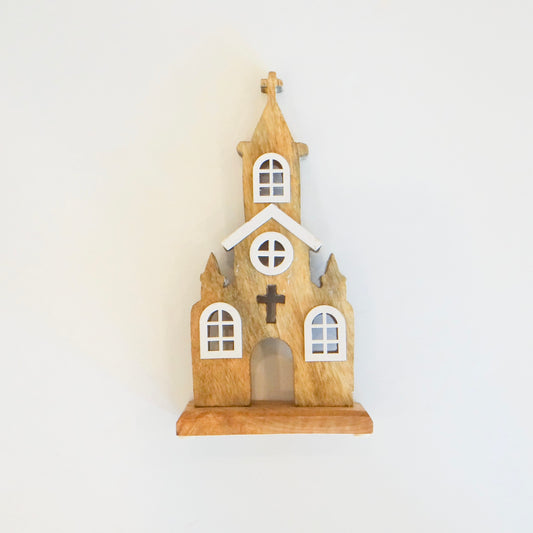 Wood Church Decor