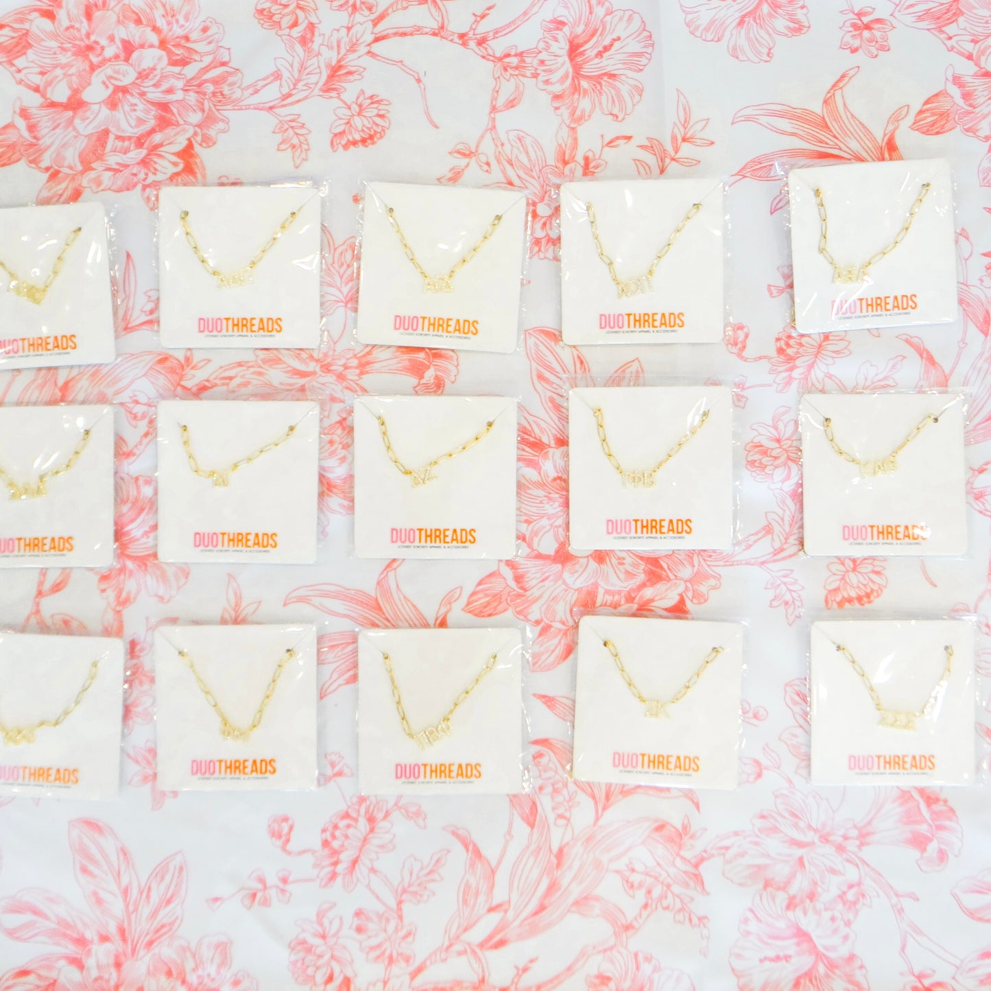 Sorority Rhinestone Necklace