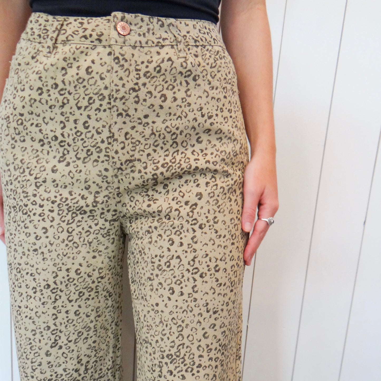 Leopard Print Jeans
