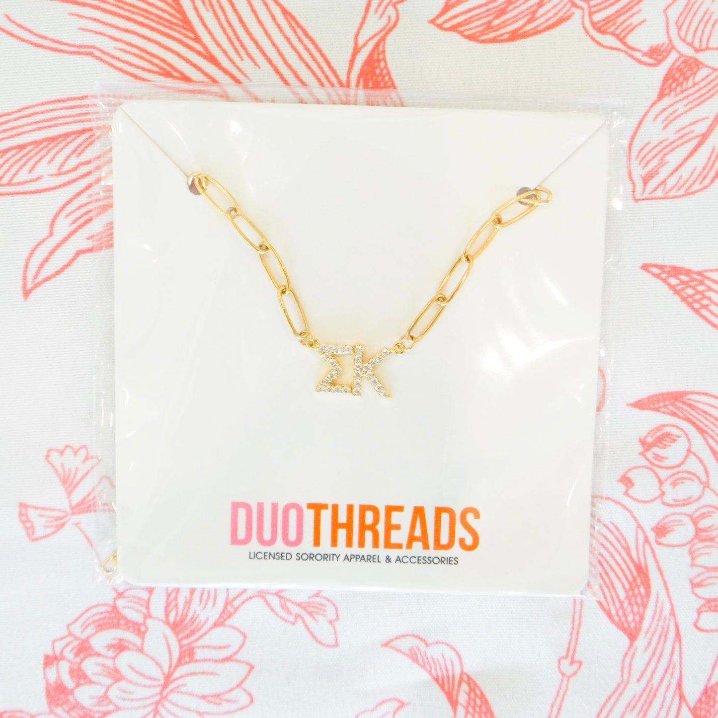 Sorority Rhinestone Necklace