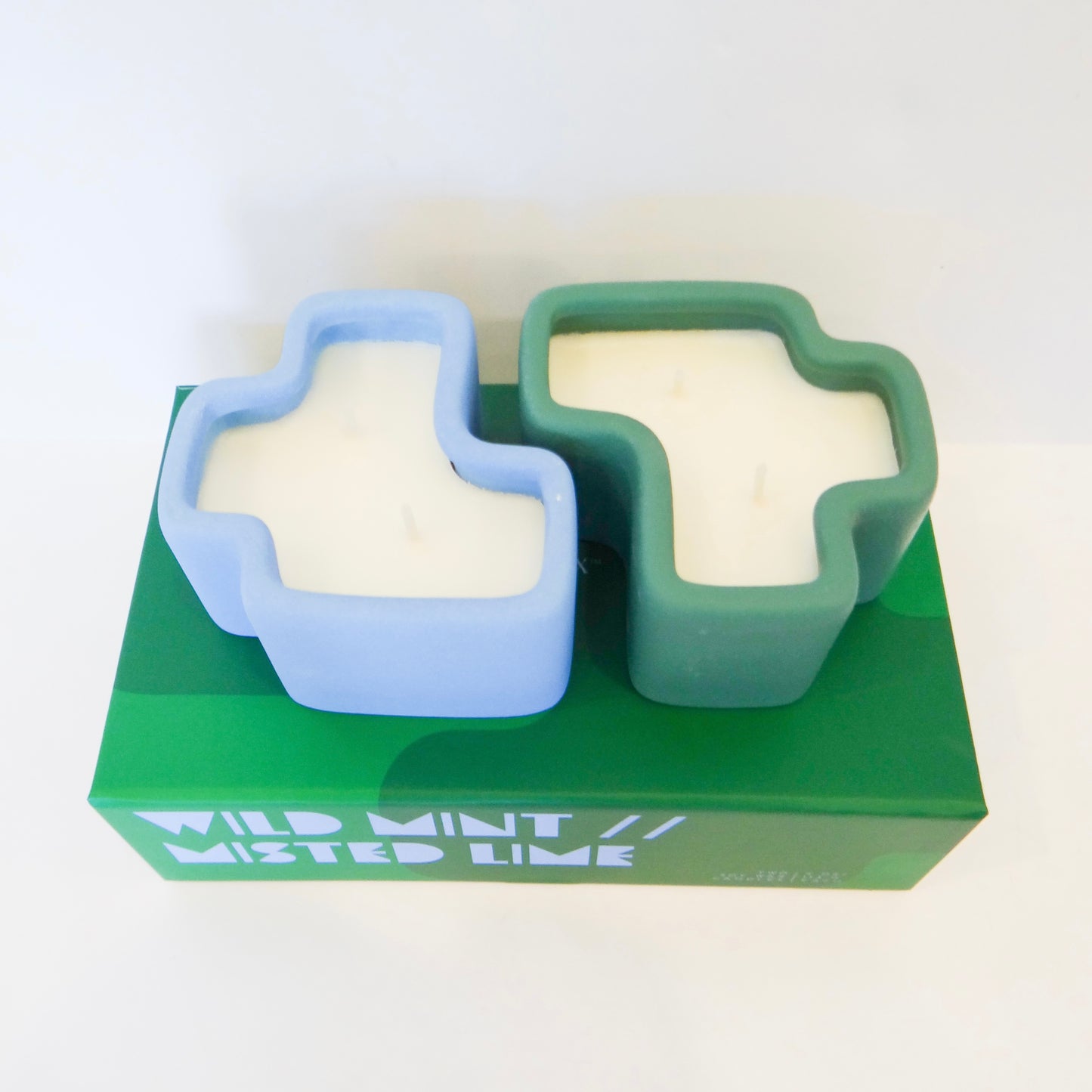 Wild Mint & Misted Lime Boxed Candle Set