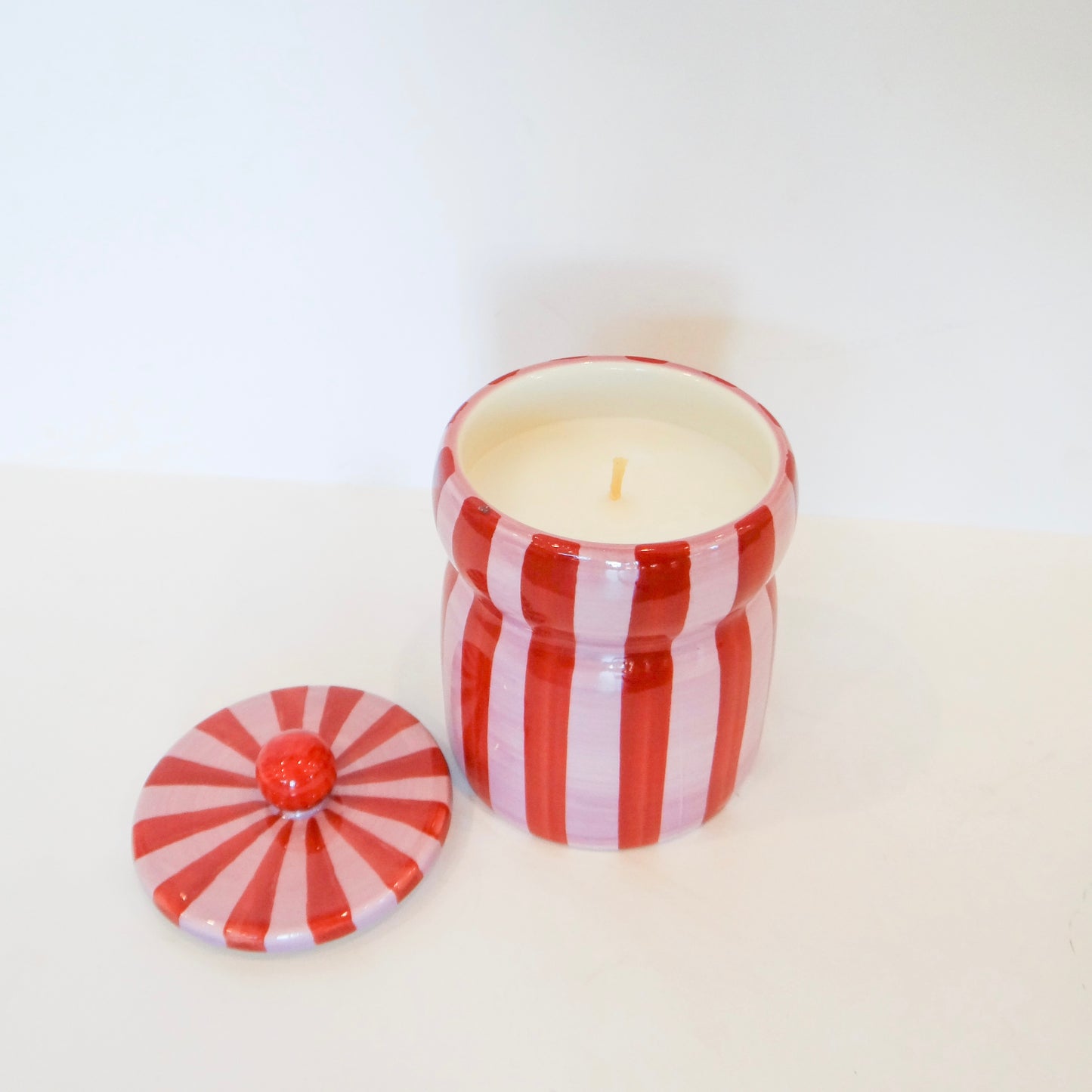 Pink Peppermint Cabana Candle
