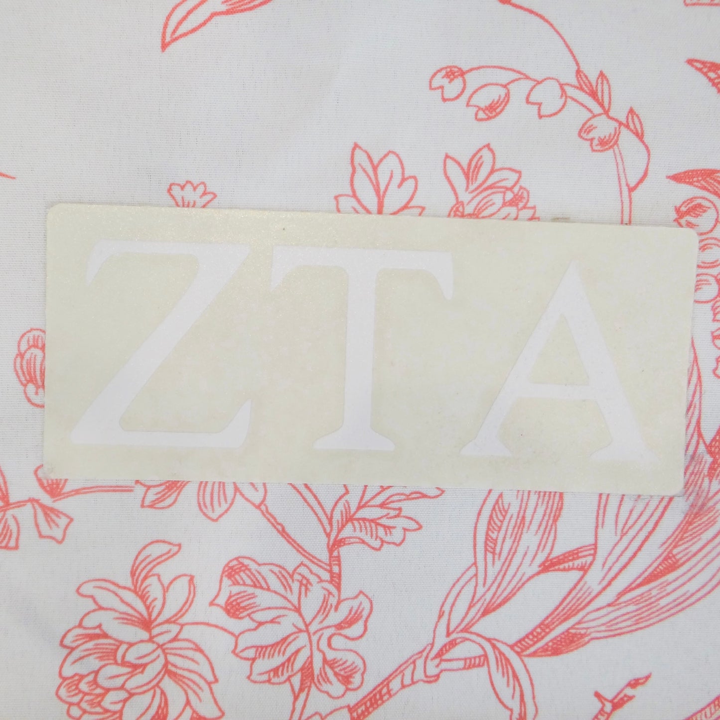Sorority 2" Car Decal White