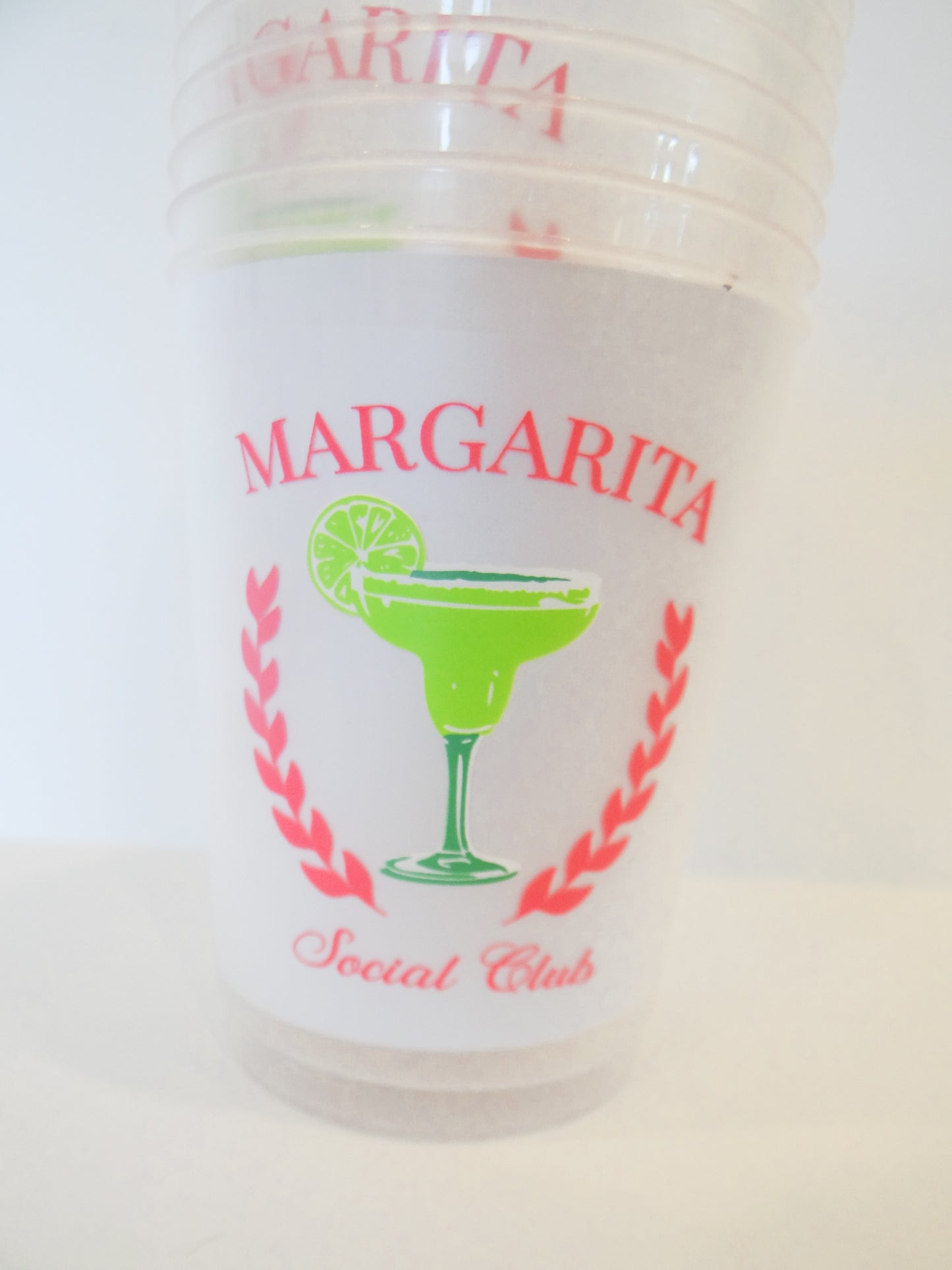 Margarita Social Club Frosted Cups