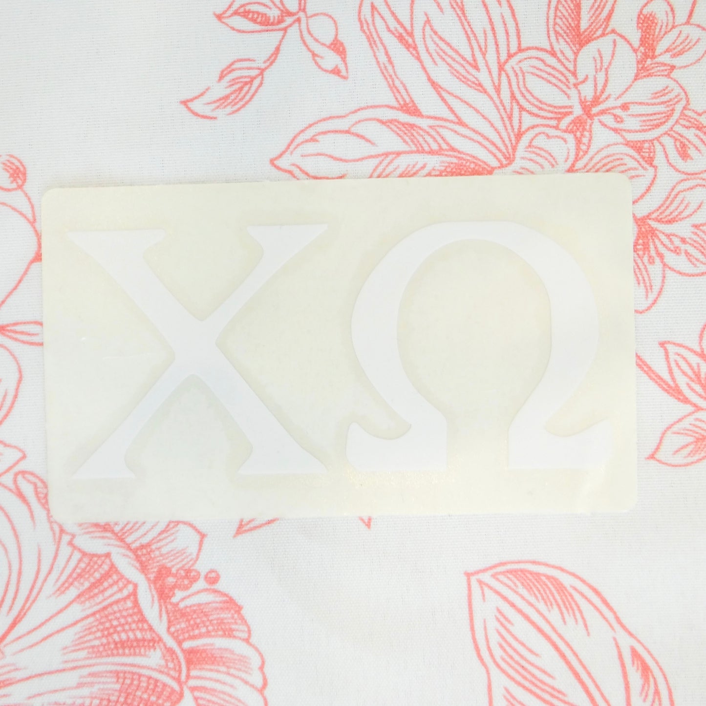 Sorority 2" Car Decal White