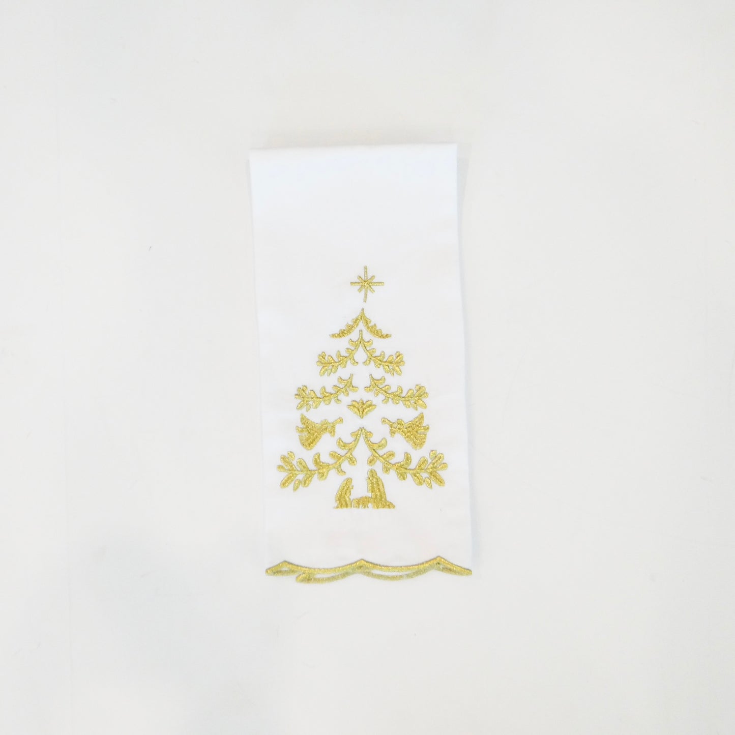 Nativity Tree Tea Towel