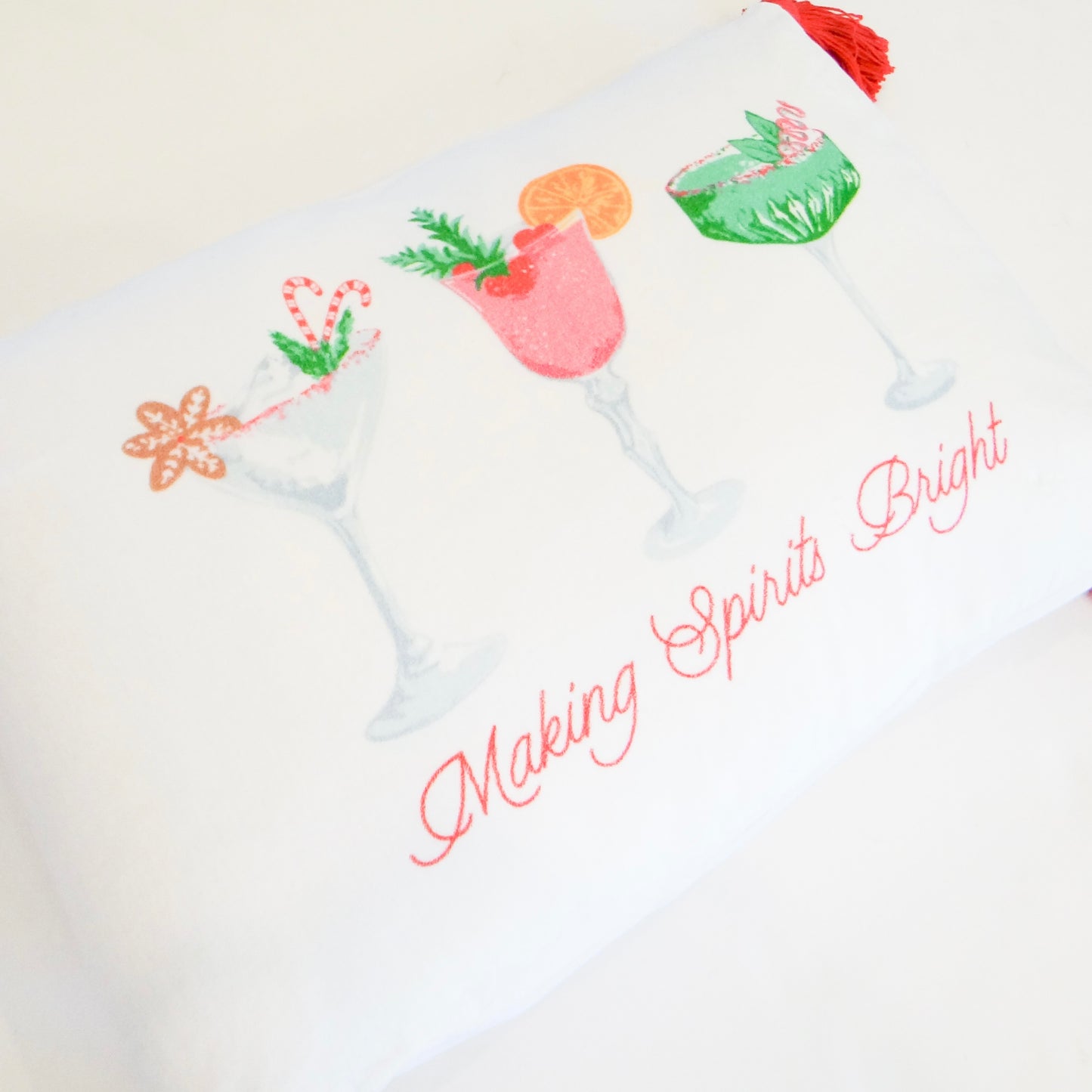 Fizz the Season Pillow