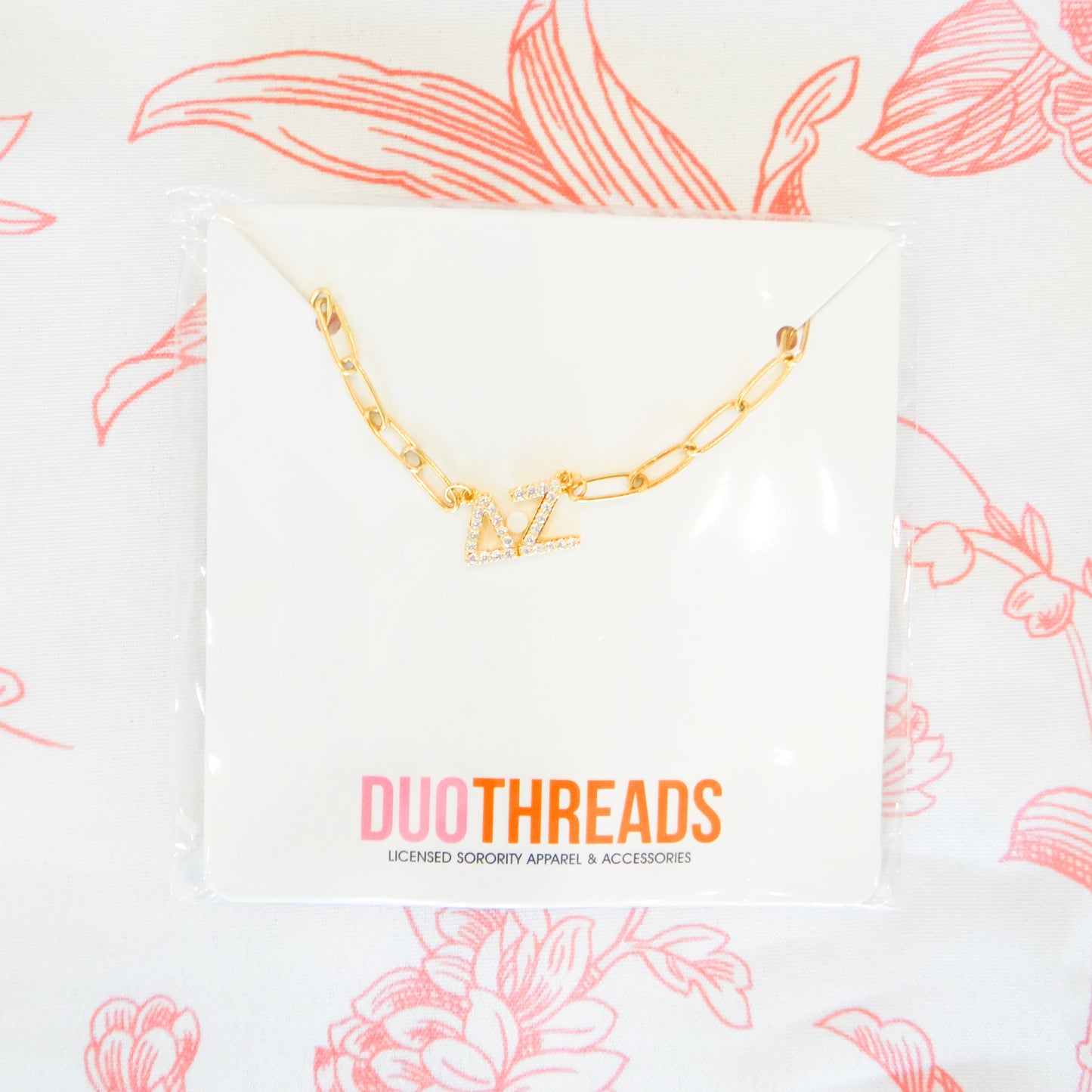 Sorority Rhinestone Necklace