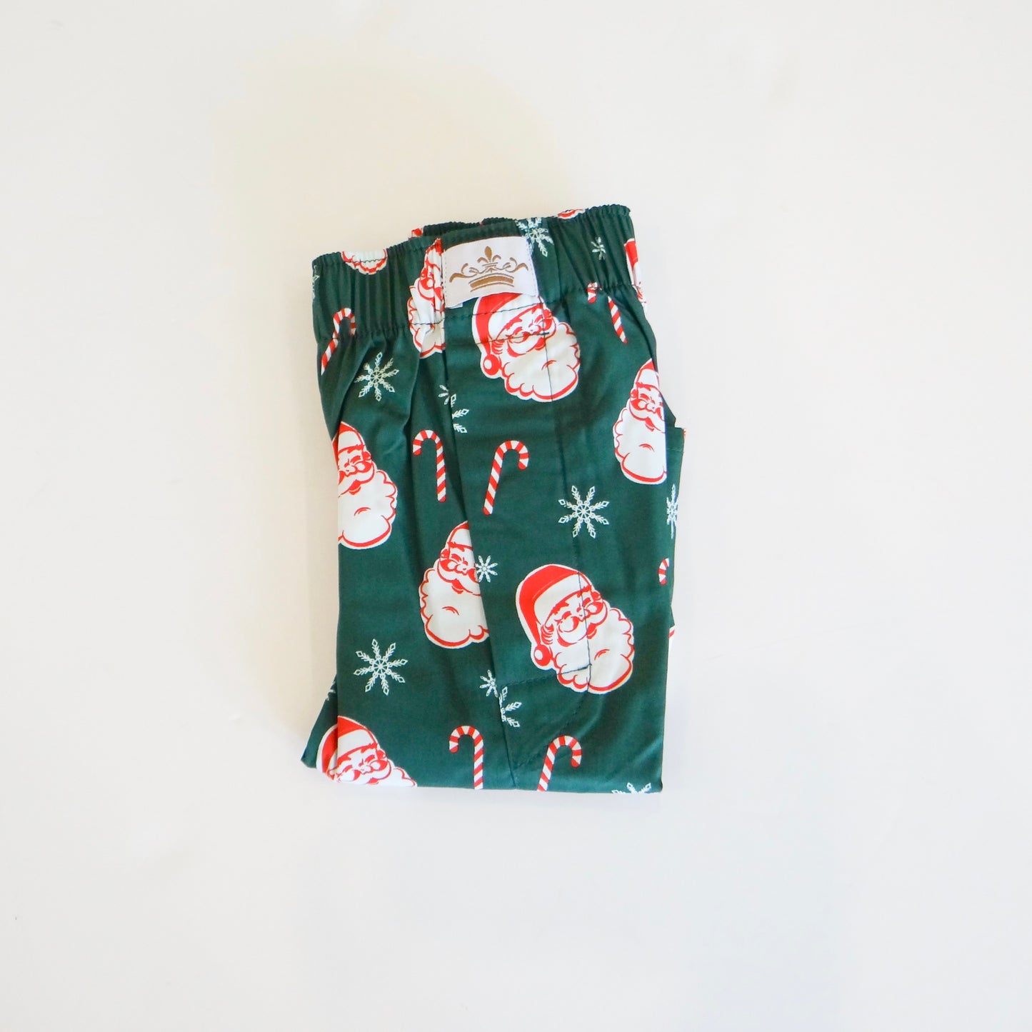 Men's Candy Cane Santa Boxers