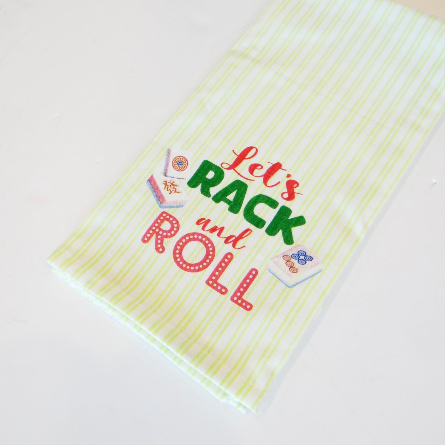 Let's Rack and Roll Hand Towel