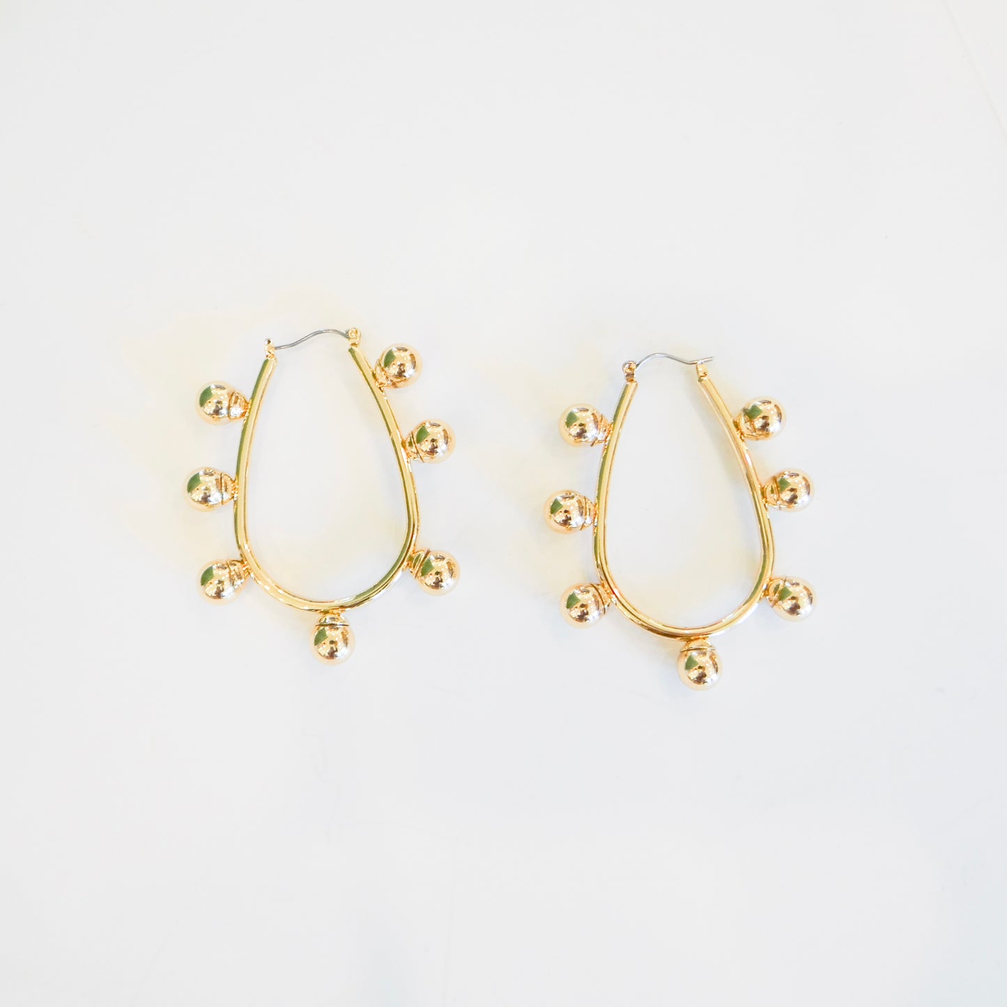 Allison Studded Teardrop Earrings