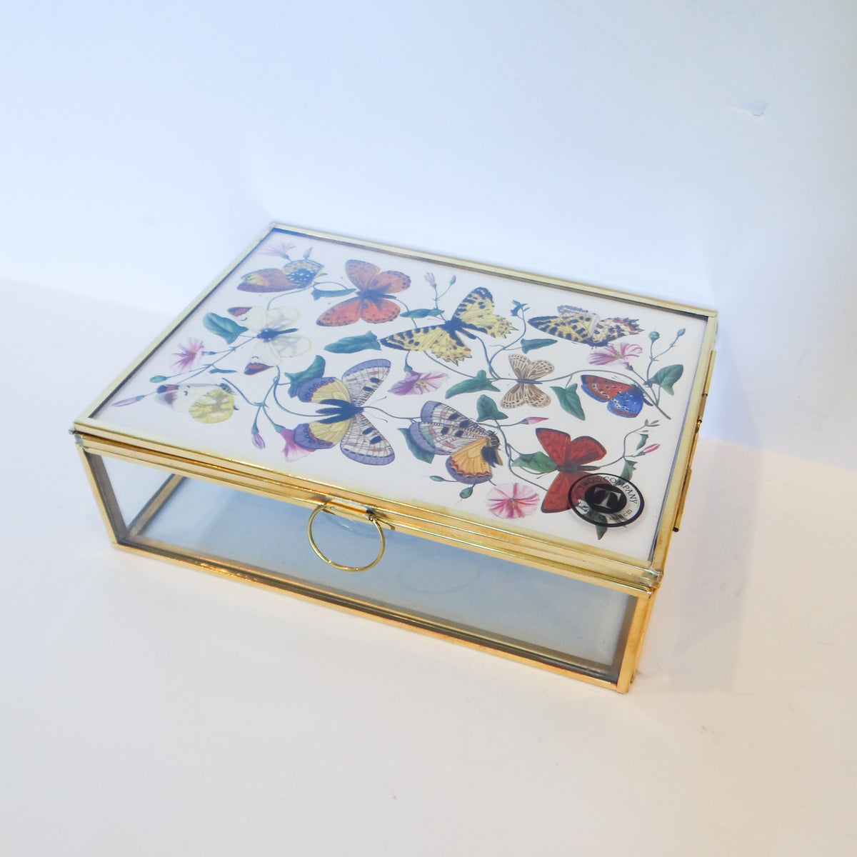Glass and Brass Photo Boxes