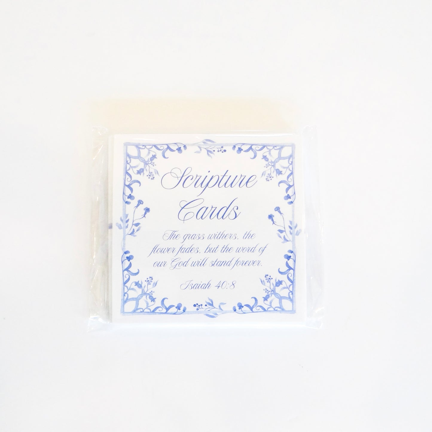Blue and White Scripture Cards
