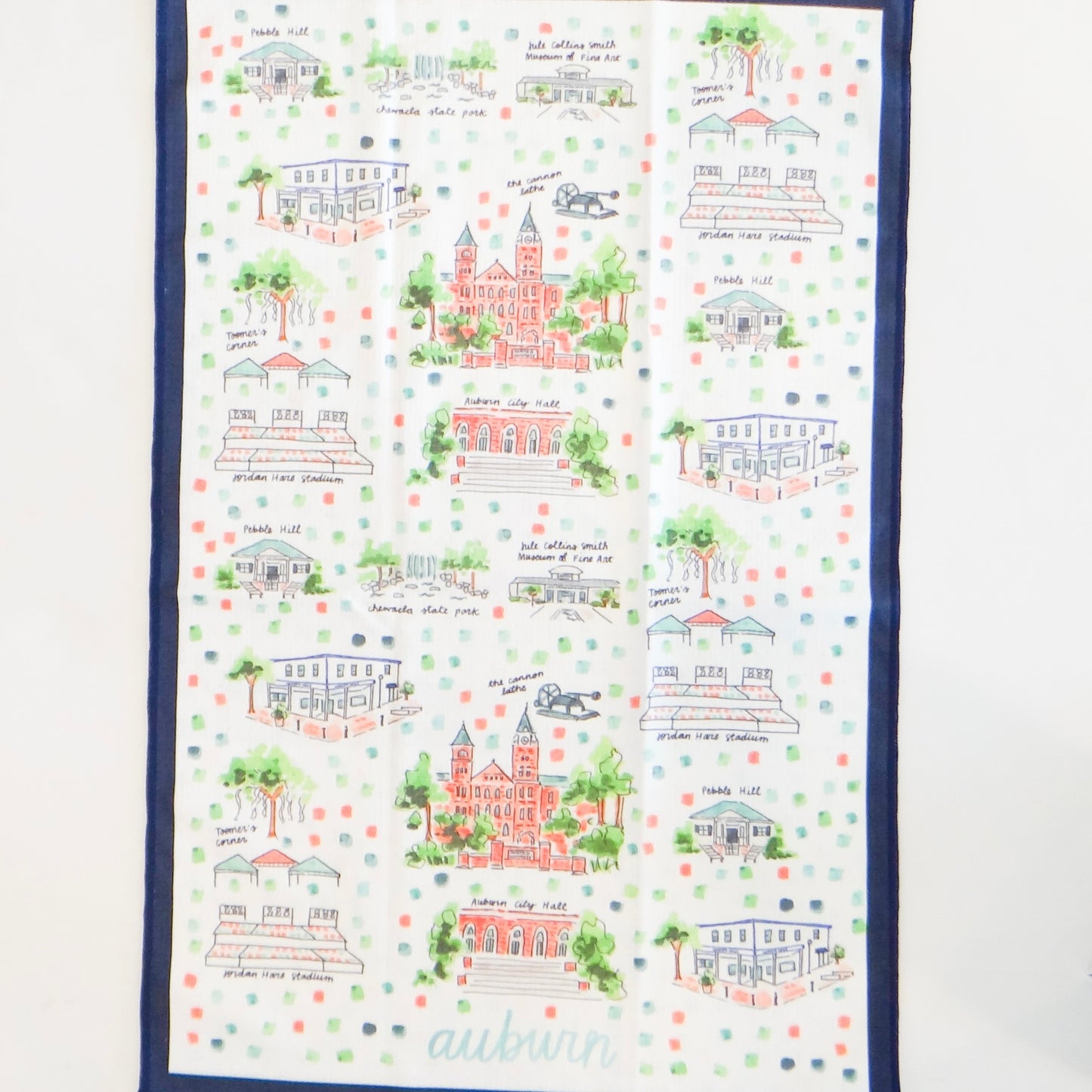 Auburn Double Sided Tea Towel