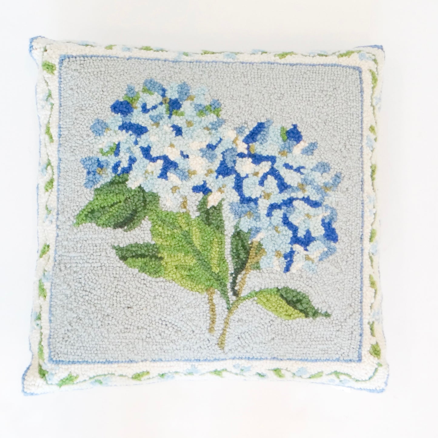 Blue Hydrangea Hook Pillow