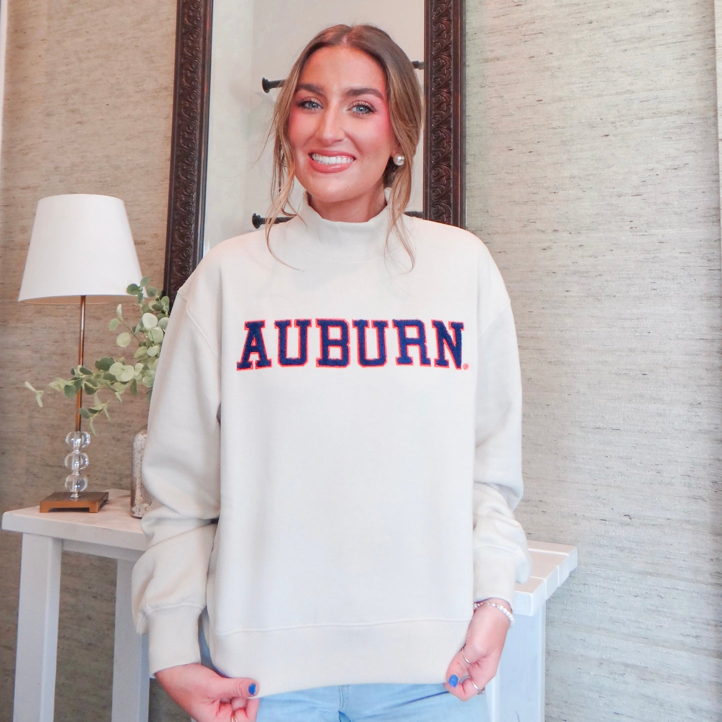 Auburn Mockneck