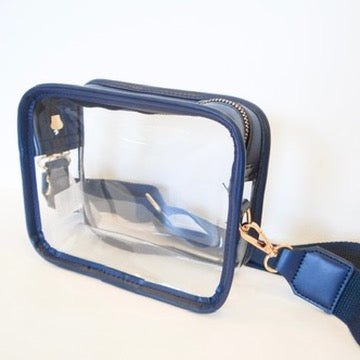 Navy Camera Crossbody