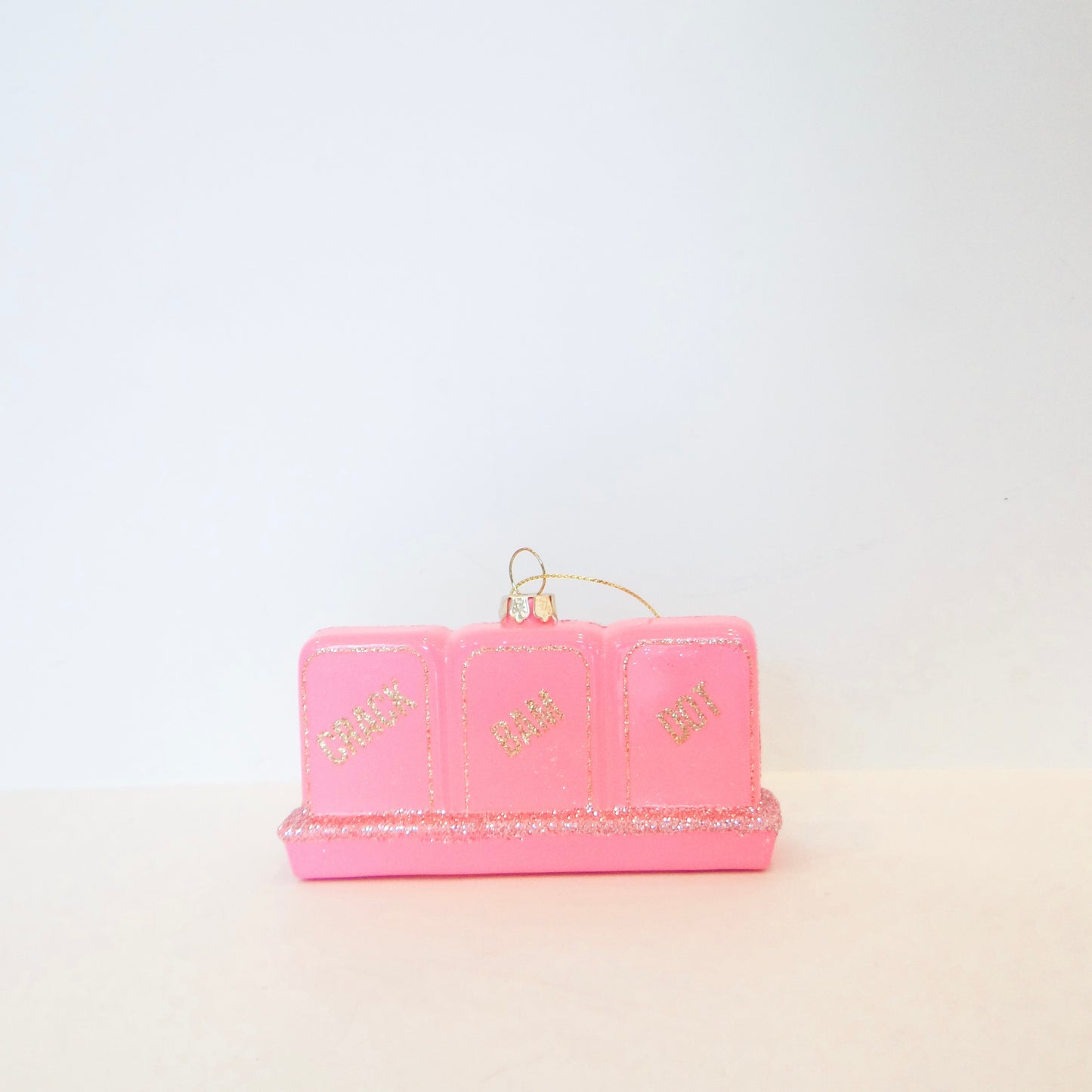 Mahjong Glass Ornament