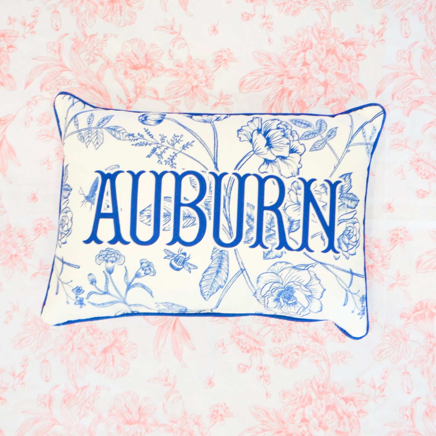 Floral Auburn Pillow