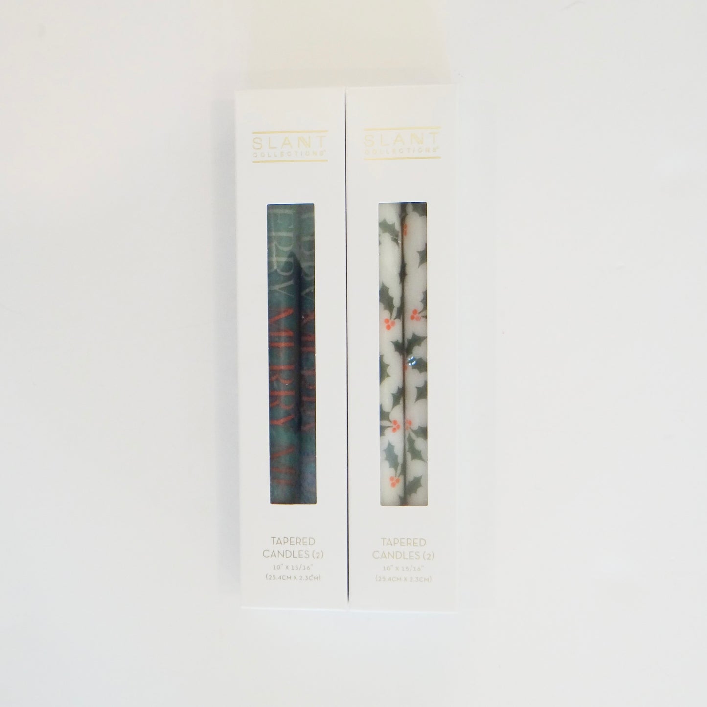 Christmas Taper Candles