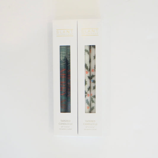 Christmas Taper Candles