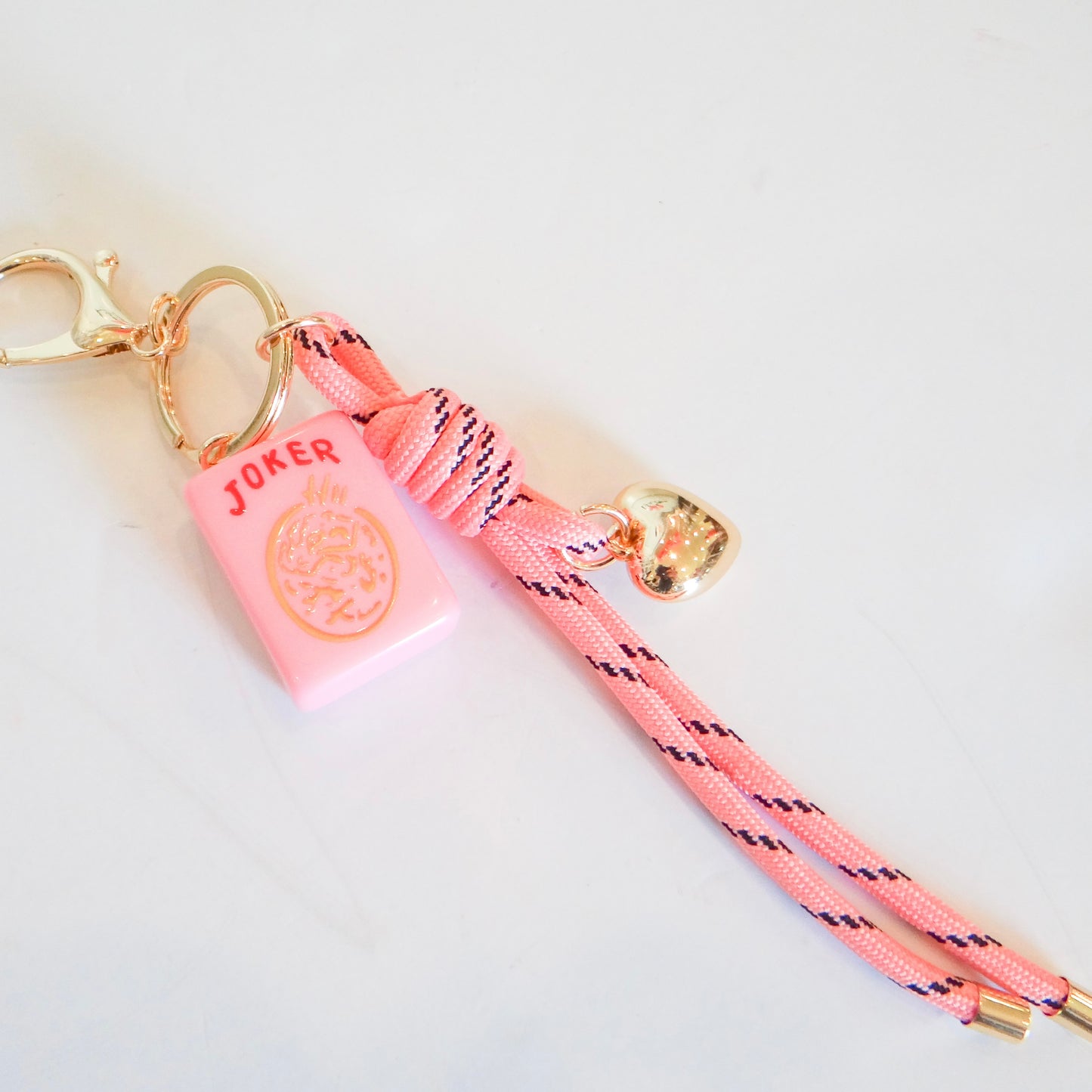 I Love Mahjong Keychain