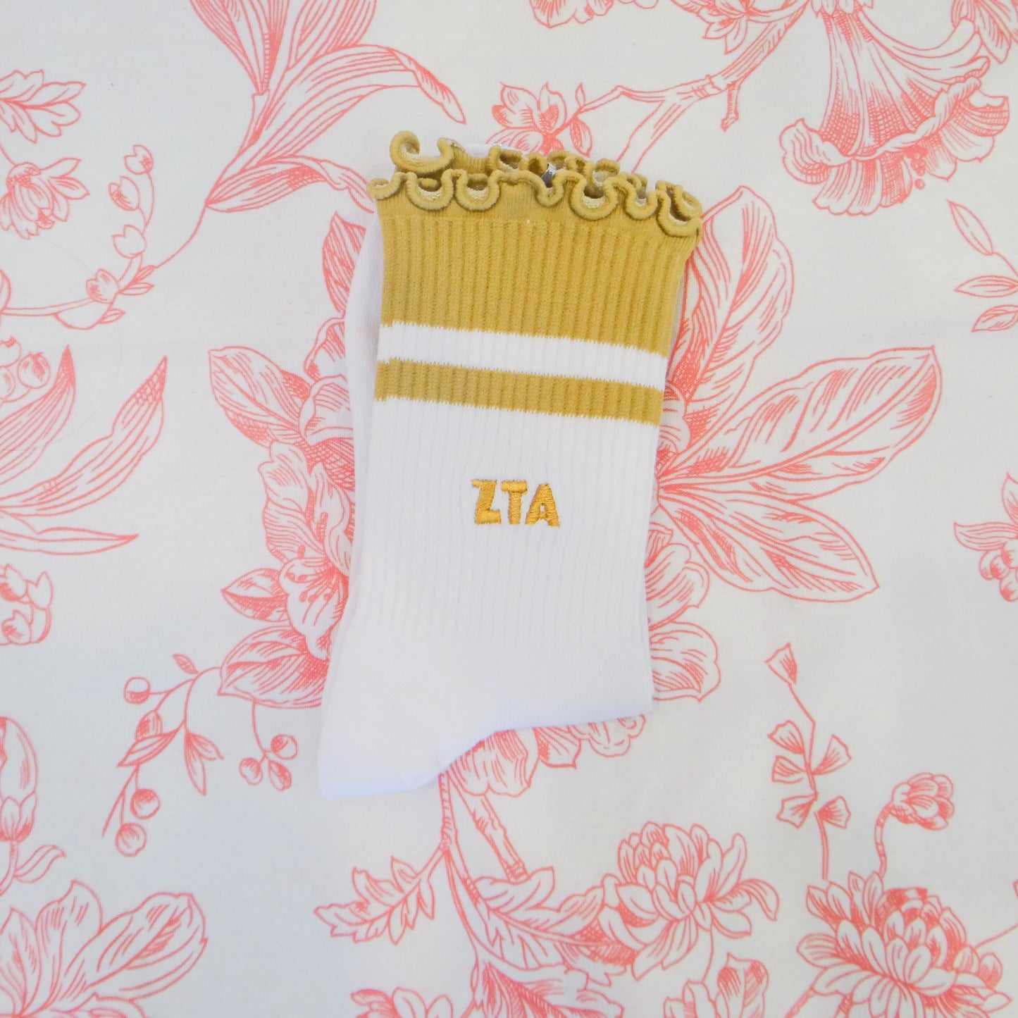 Sorority Lettuce Edge Socks