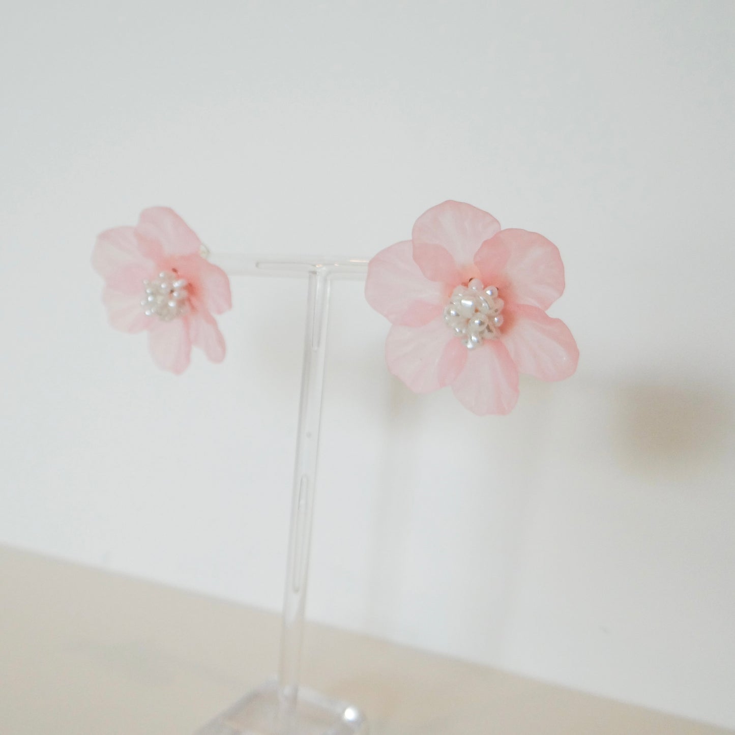 Pearl and Flower Earrings