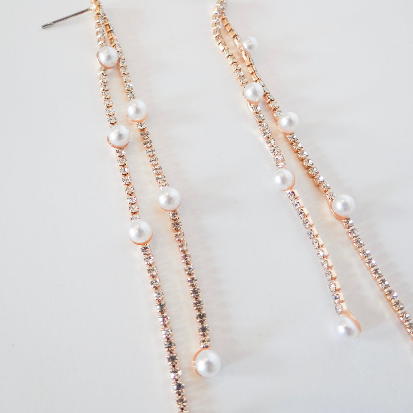 Pearl Bar Earrings