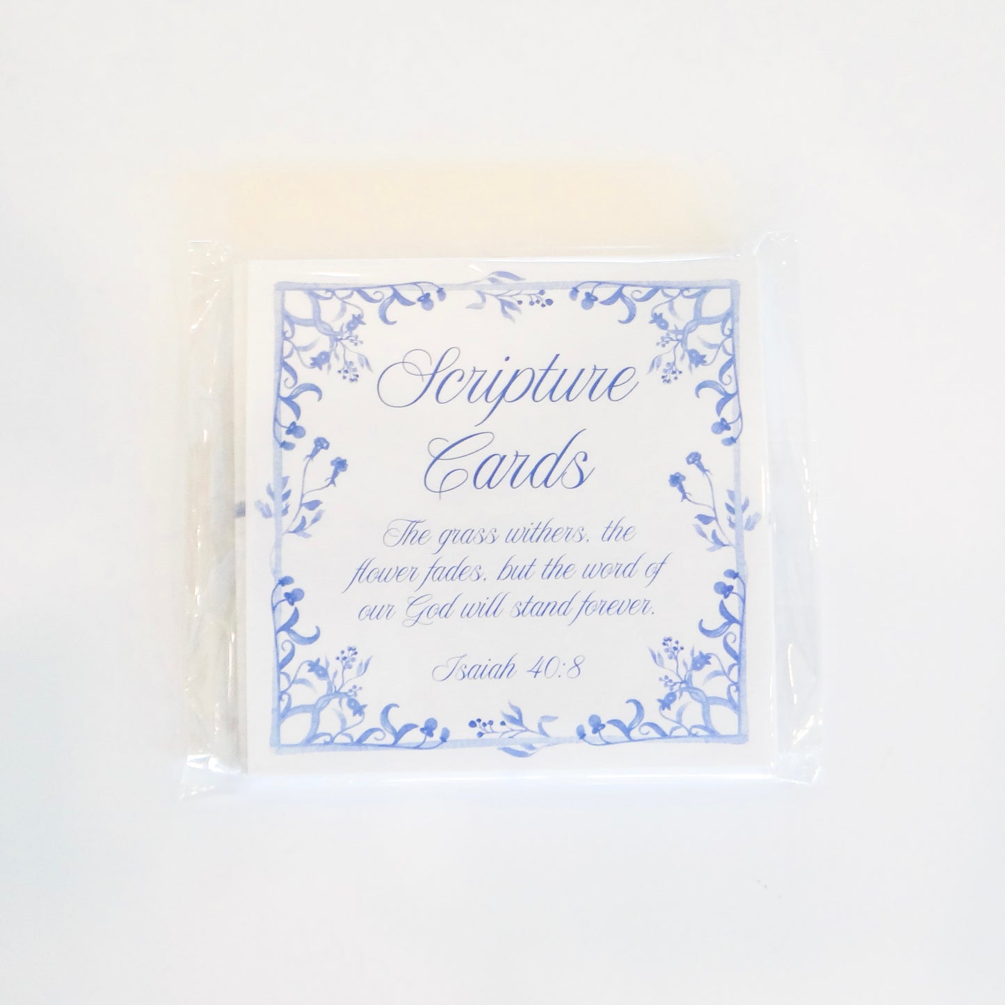 Blue and White Scripture Cards