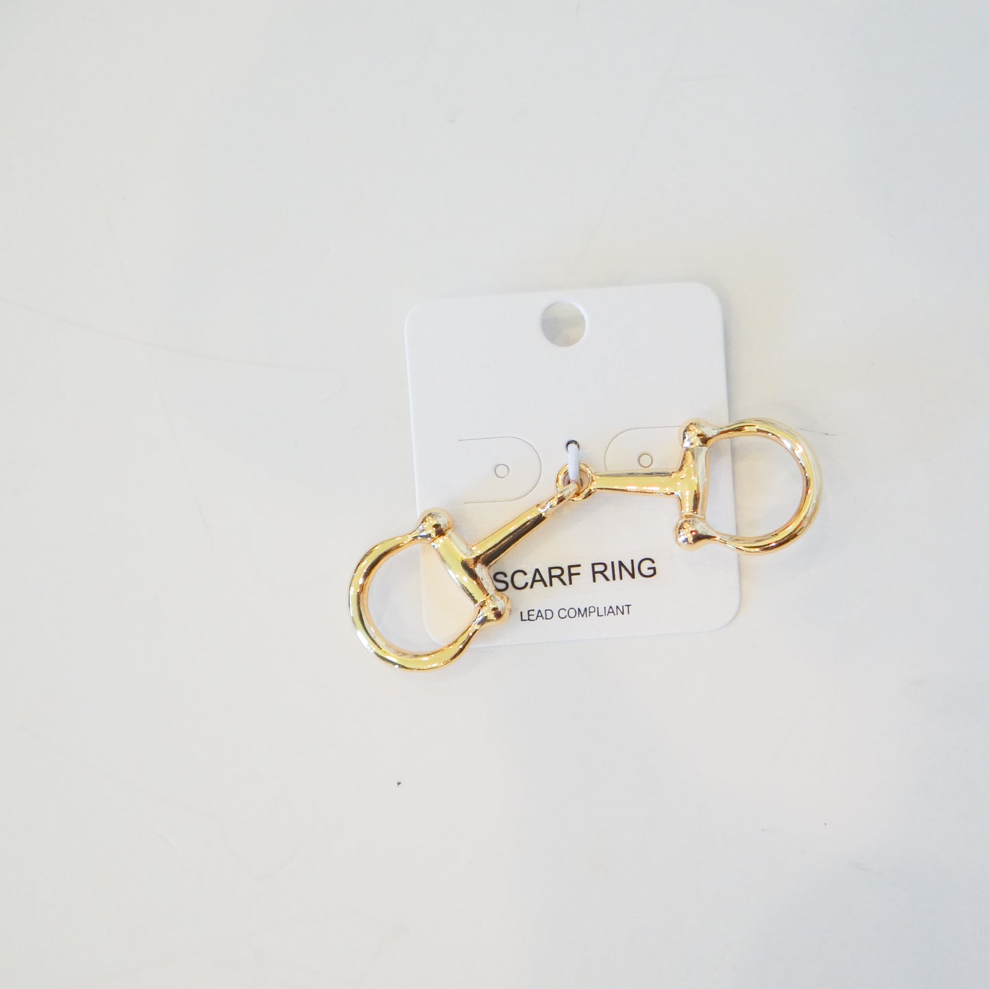 Horse Bit Scarf Ring