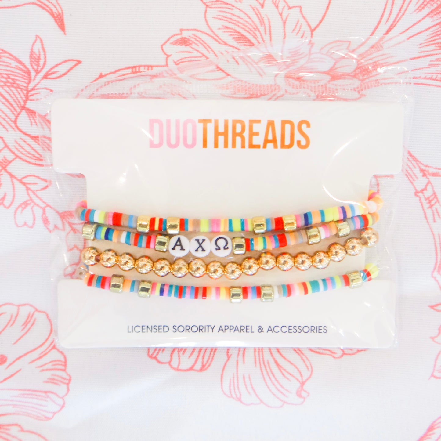 Sorority Beaded Stack Bracelet Set
