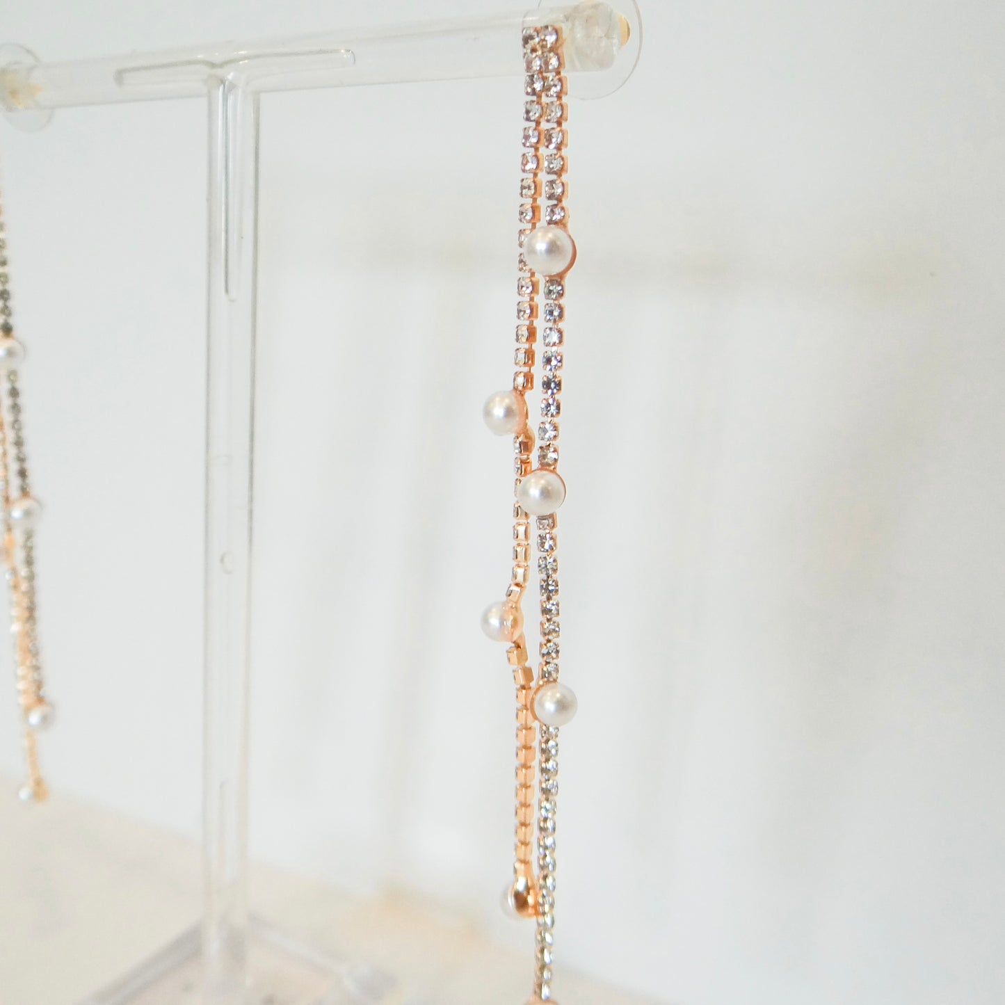 Pearl Bar Earrings