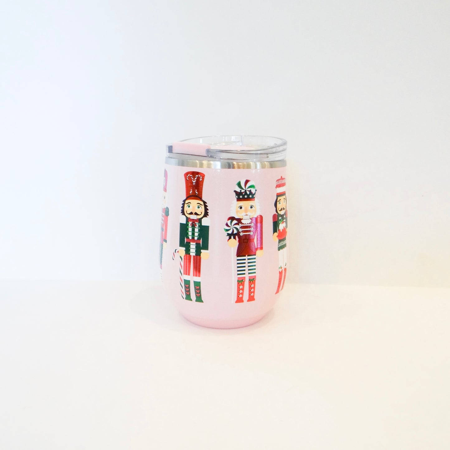 Sugar Plum Soldiers Stemless Wine Cup