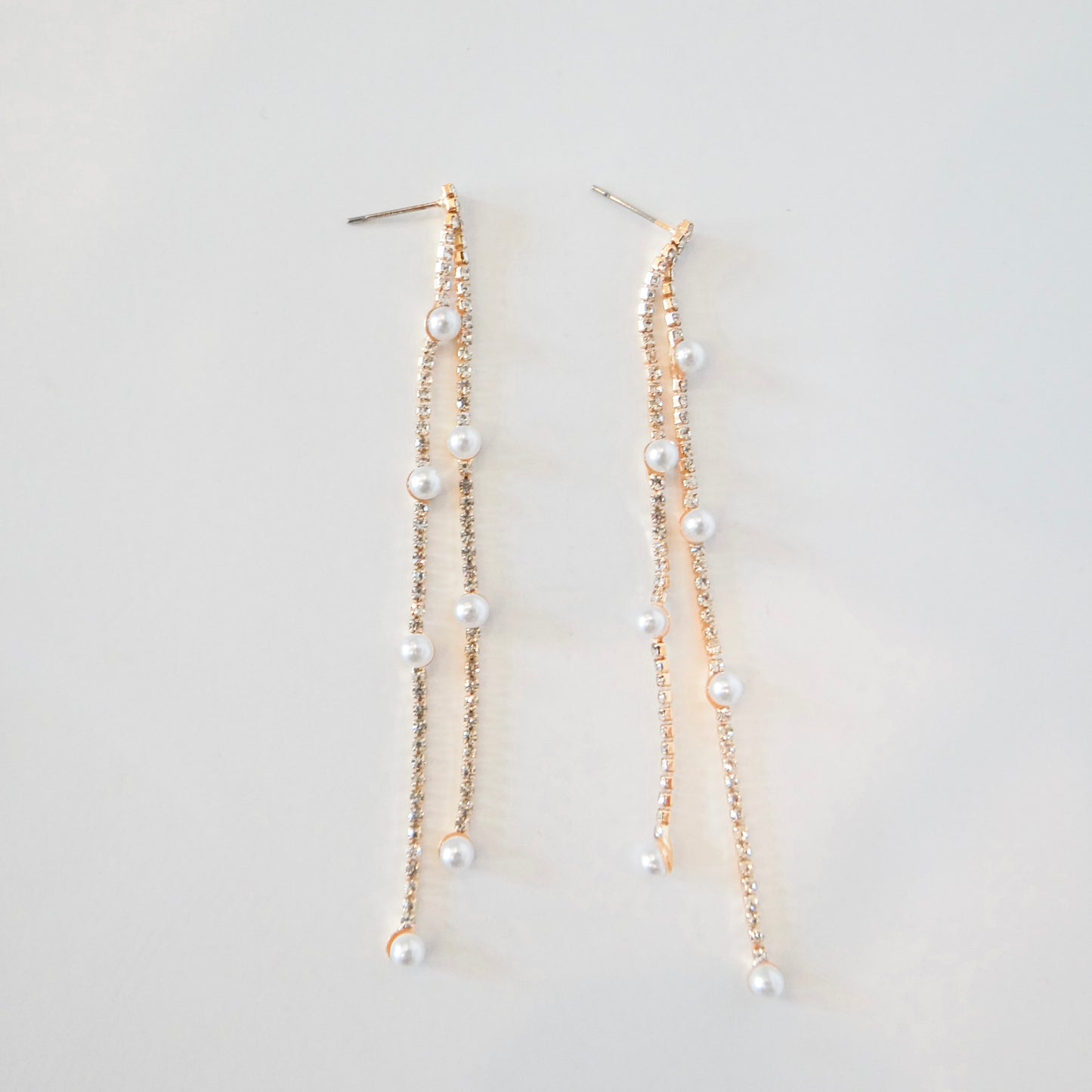 Pearl Bar Earrings