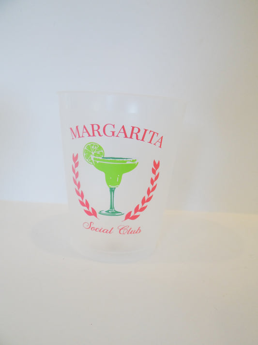 Margarita Social Club Frosted Cups