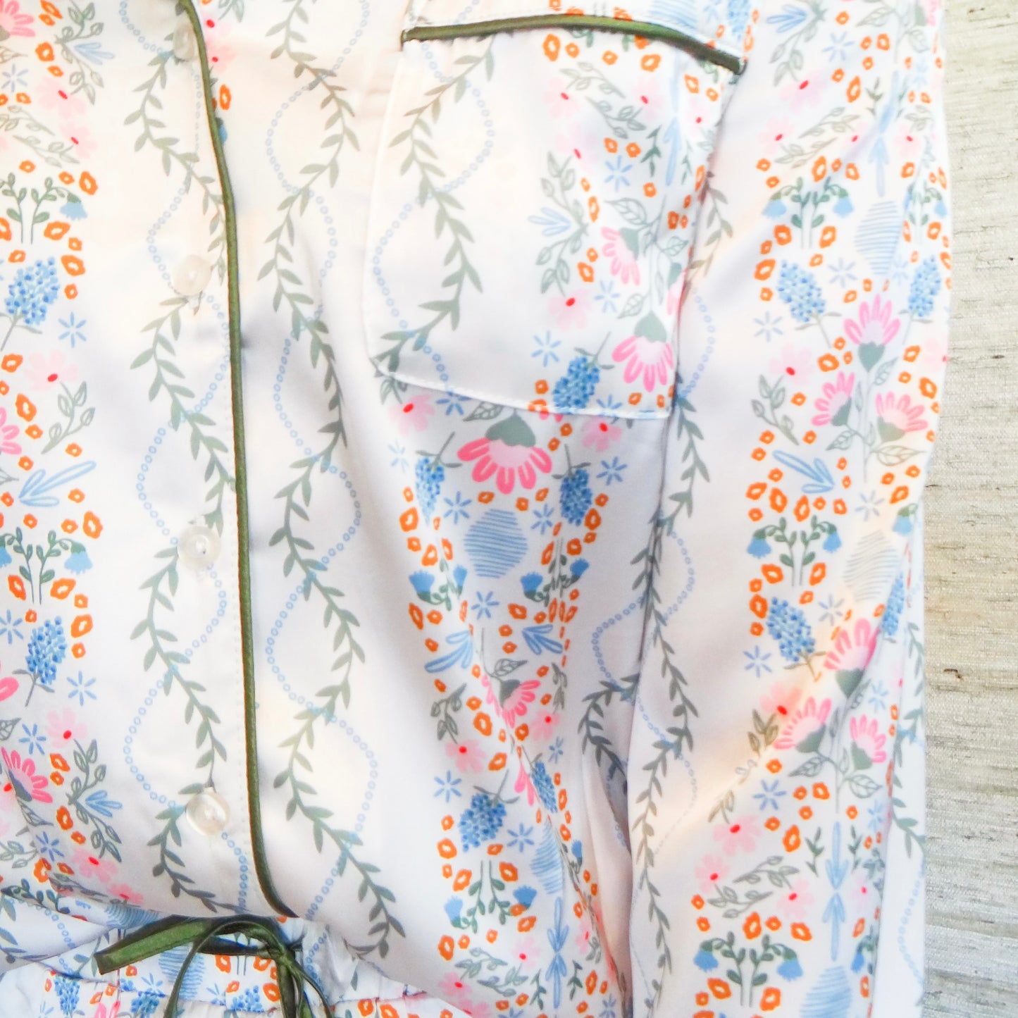 Ivy Lane Satin Pajama Set