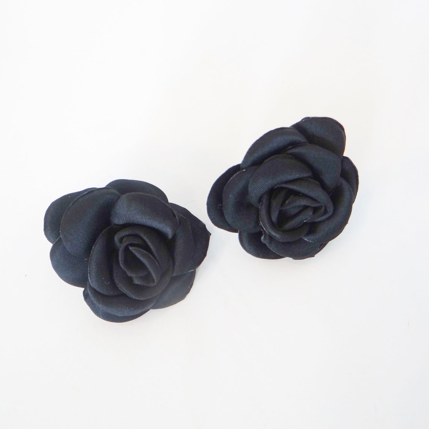 Black Rose Earrings