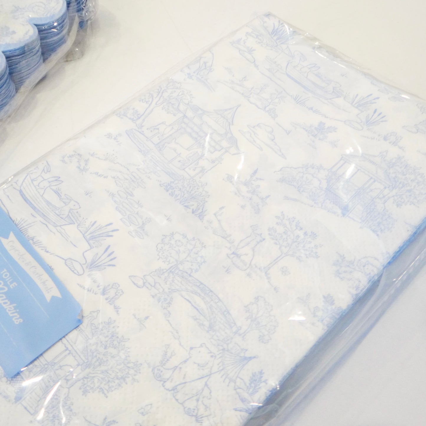 Blue Animal Toile Napkins