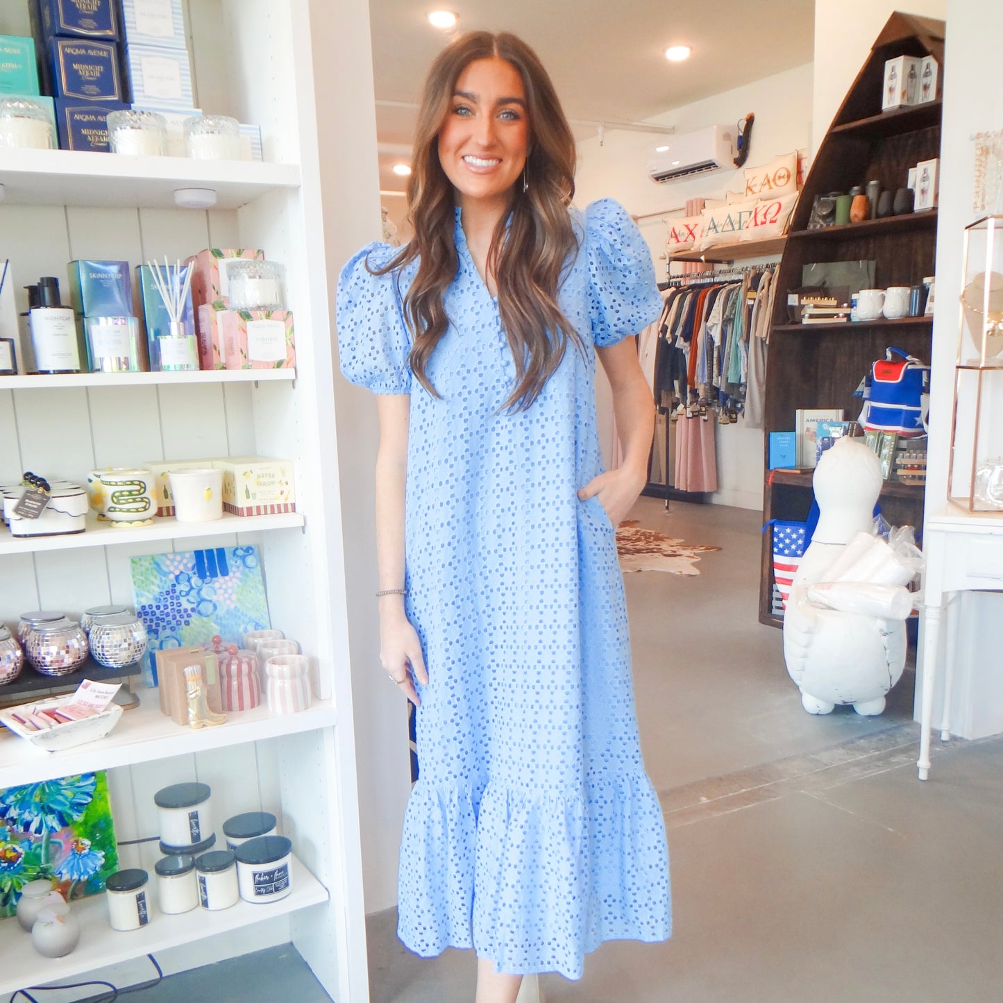 Blue Skies Maxi Dress
